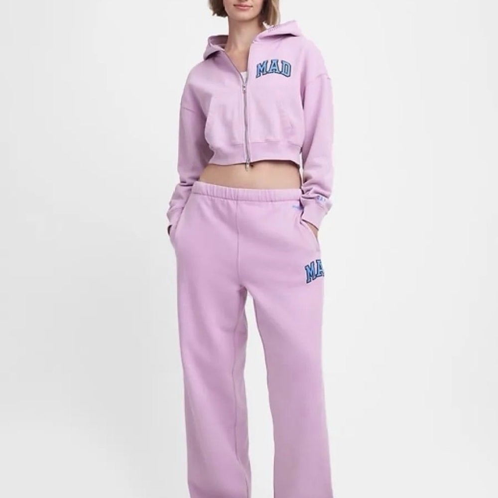 Madhappy Lavender Cropped Hoodie